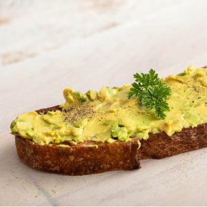 Organic Smashed Avo on Sourdough