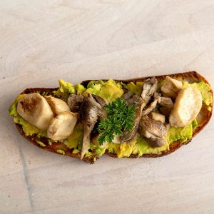 Mushroom & Avo On Sourdough